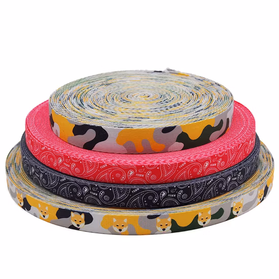 Webbing with Print Letter