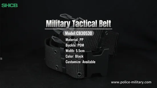 Camouflage/Tactical/Security/Combat/Duty/Webbing/Army/Police/Military Belt