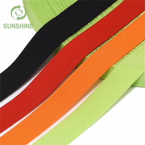 Tissu coloré de sangle de fil de 100%PP/Pet pour des accessoires de sac et de vêtement