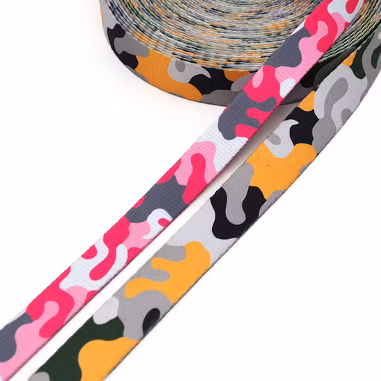 Modèles personnalisés Design de mode Bretelles Vêtements Sacs Sangle d'impression par transfert de chaleur