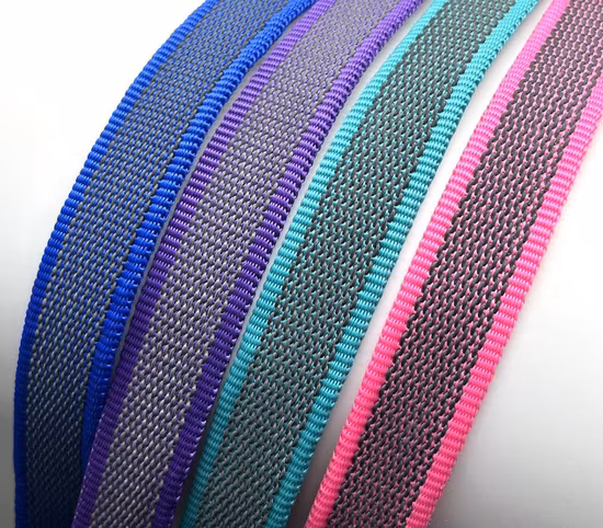 Rouleau de cerclage en tissu plat PP utiliser une sangle pour laisse de chien bricolage sac à dos poignées corde de sauvetage
