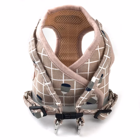 Harnais pour chien réfléchissant en nylon solide pour animaux de compagnie
